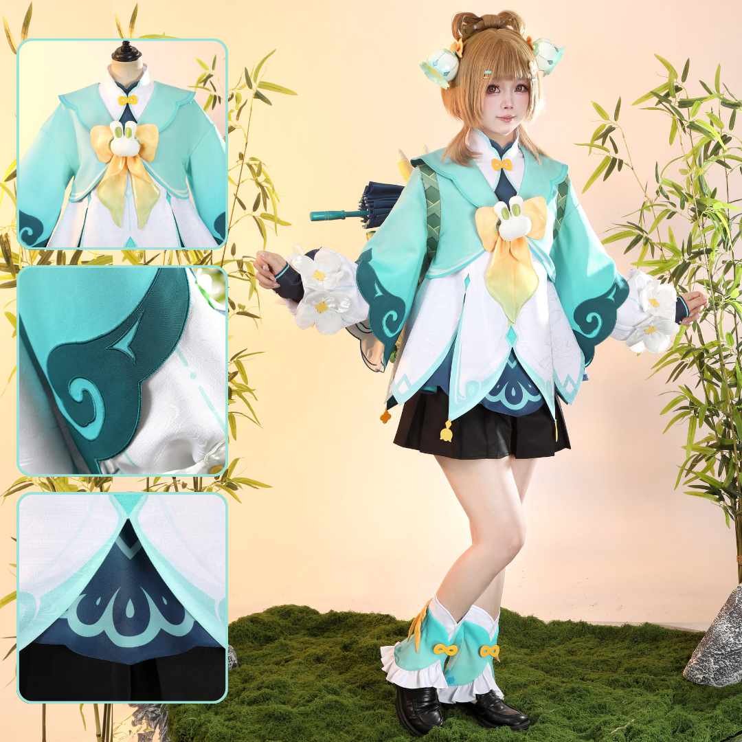 原神 海灯祭 ヤオヤオ コスプレ衣装 - 画像 (2)