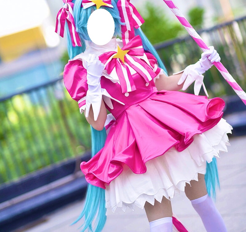 リトライナウ シンガー ピンクドレス 魔法風 コスプレ衣装 在庫 - 画像 (17)
