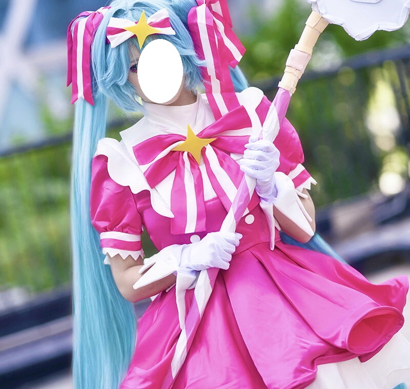 リトライナウ シンガー ピンクドレス 魔法風 コスプレ衣装 在庫 - 画像 (18)