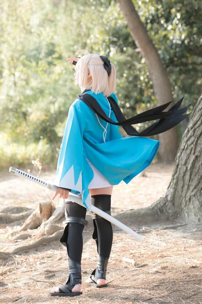Fate/Grand Order 沖田総司 桜セイバー コスプレ衣装 ole - 画像 (11)