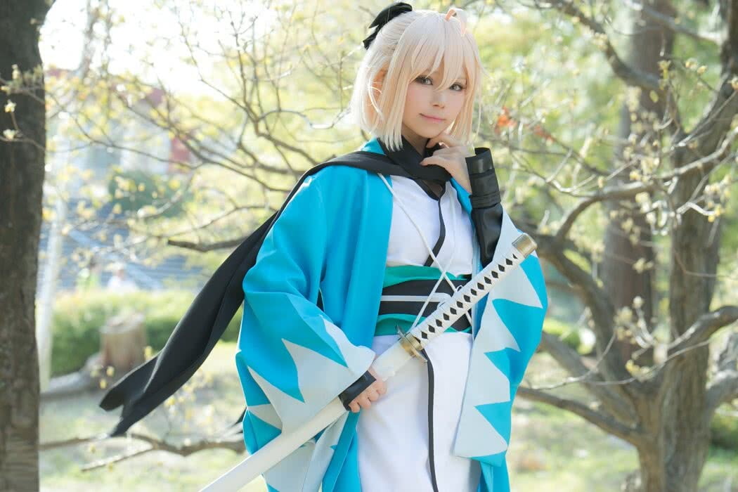 Fate/Grand Order 沖田総司 桜セイバー コスプレ衣装 ole - 画像 (10)