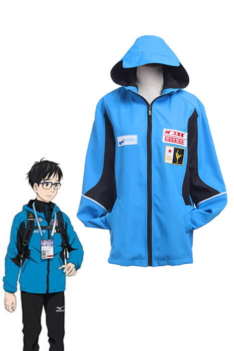 ユーリ!!!on ICE 勝生勇利 ブルースポーツジャケット コスプレ衣装