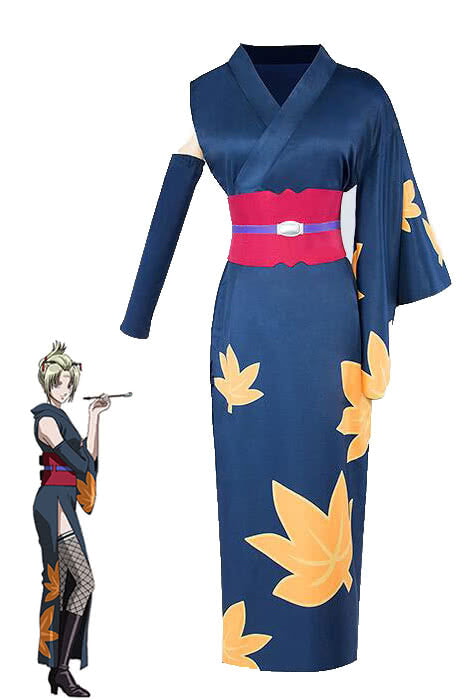 銀魂 月詠 女性用着物 コスプレ衣装