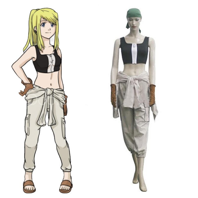 鋼の錬金術師 FULLMETAL ALCHEMIST ウィンリィ?ロックベル コスプレ衣装 オーダーメイド