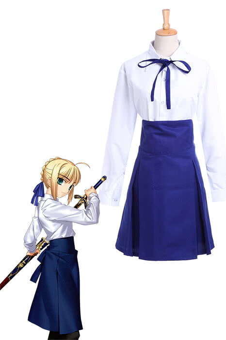 Fate/stanight カジュアル セイバー 制服ドレス 新作 コスプレ衣装
