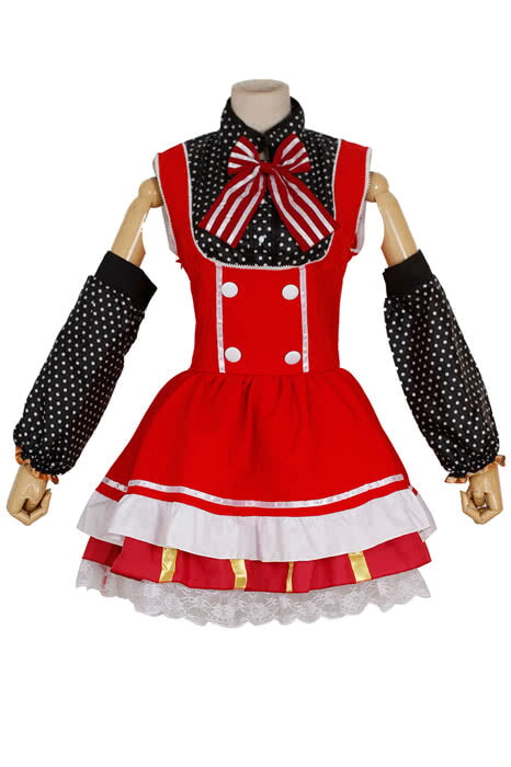ラブライブ! 西木野真姫 レッド 可愛い コスプレ衣装 - 画像 (3)