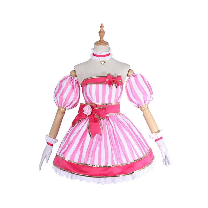 ユーチューバー キズナアイ ピンクドレス コスプレ衣装 販売 - 画像 (2)