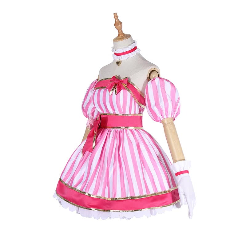 ユーチューバー キズナアイ ピンクドレス コスプレ衣装 販売 - 画像 (3)
