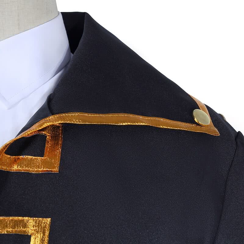 銀魂 土方歳三 / 沖田総悟 黒制服 コスプレ衣装 - 画像 (9)