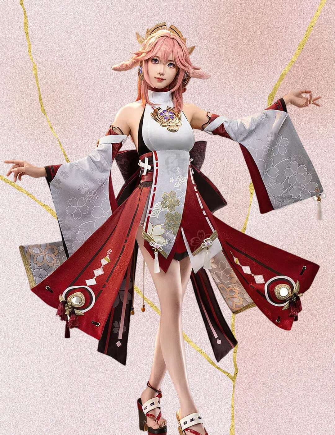 原神 八重神子 コスプレ衣装 - 画像 (2)