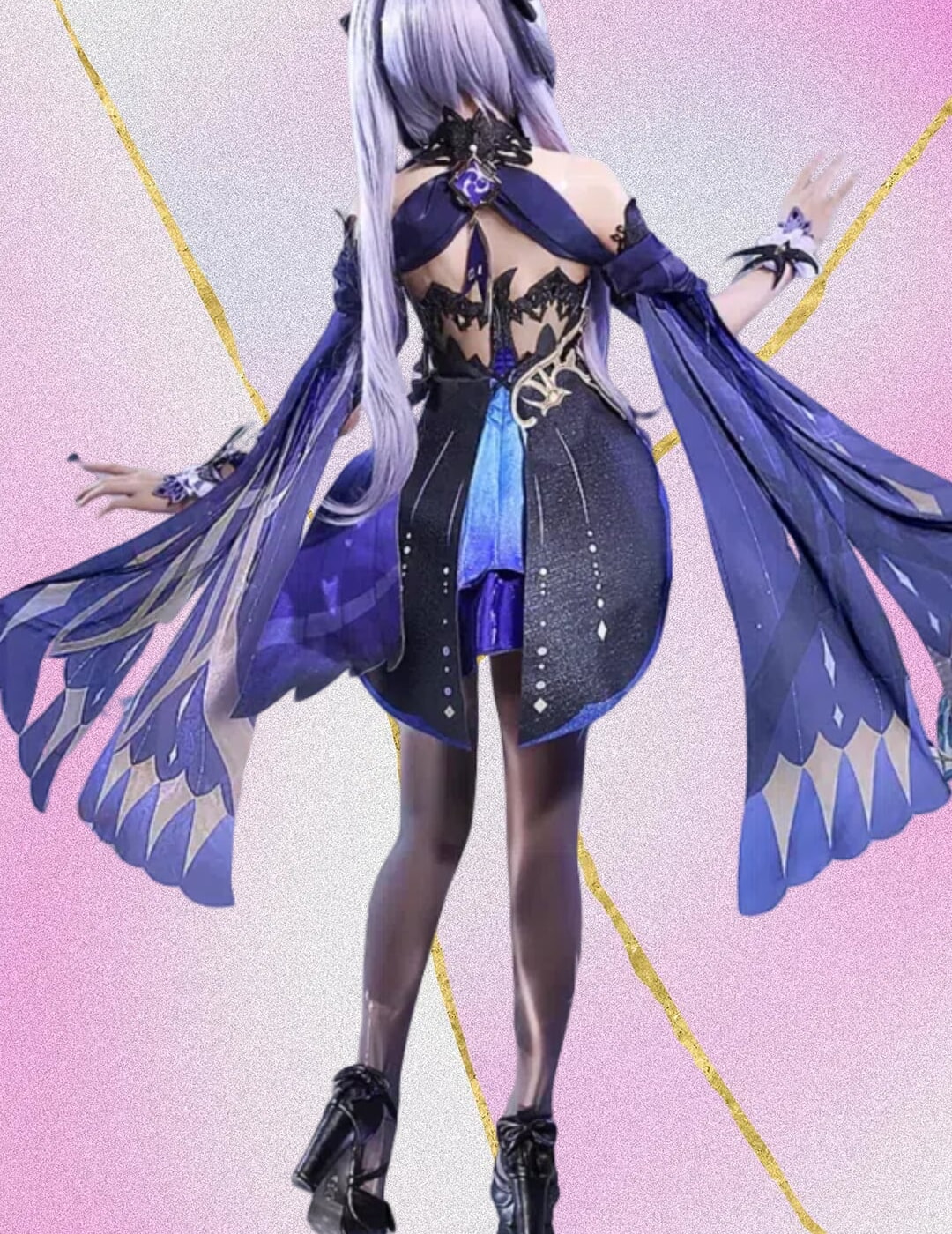 原神 刻晴 コクセイ 霓裾の舞 コスプレ衣装 - 画像 (2)