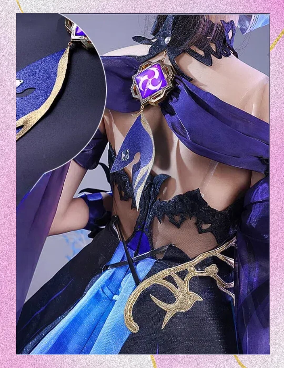 原神 刻晴 コクセイ 霓裾の舞 コスプレ衣装 - 画像 (8)
