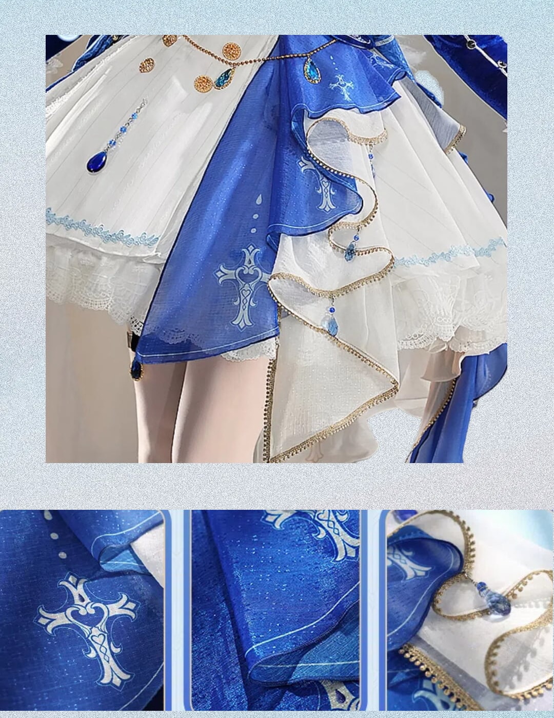 原神 フリーナ ブルーワルツ コスプレ衣装 - 画像 (5)