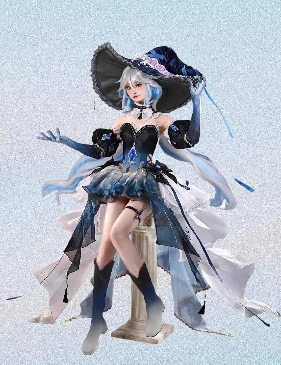 原神 フリーナ 深海魔女 コスプレ衣装