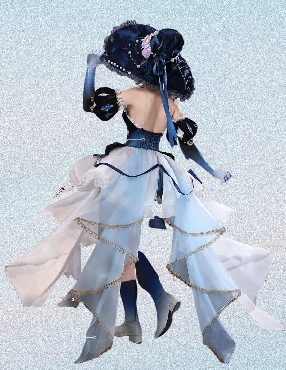 原神 フリーナ 深海魔女 コスプレ衣装 - 画像 (2)