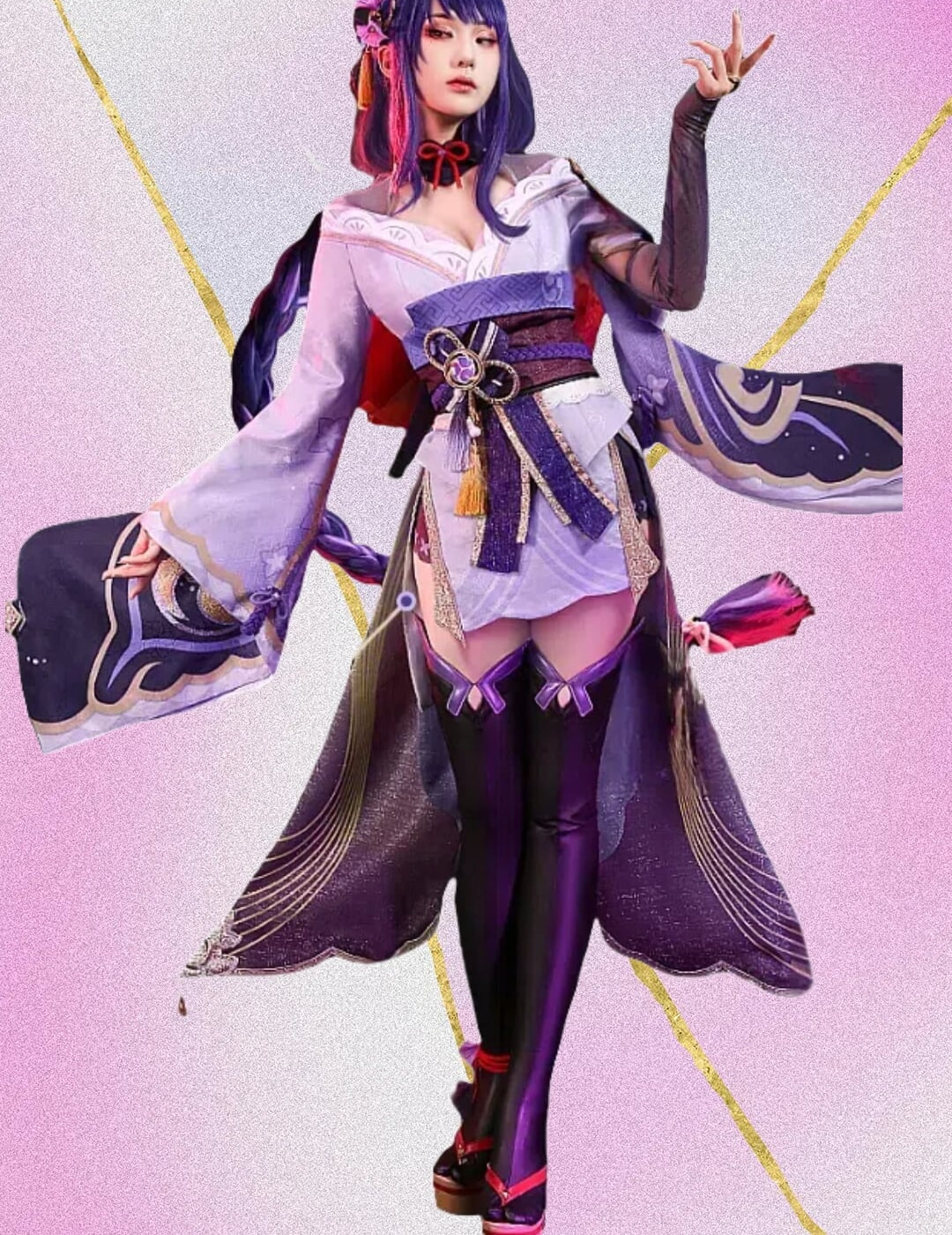 原神 雷電将軍 コスプレ衣装 - 画像 (2)