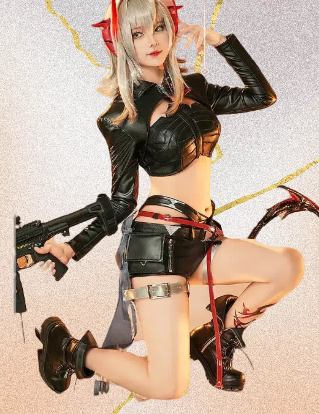 アークナイツ バベル W ウィシャデル コスプレ衣装 - 画像 (2)