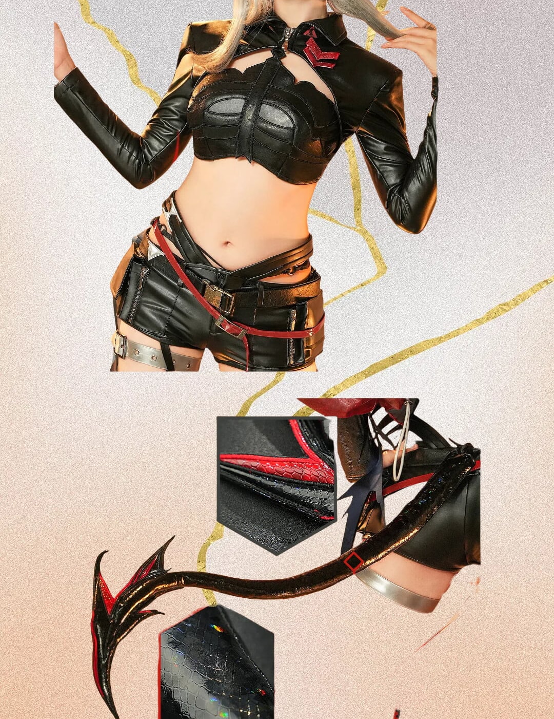 アークナイツ バベル W ウィシャデル コスプレ衣装 - 画像 (6)