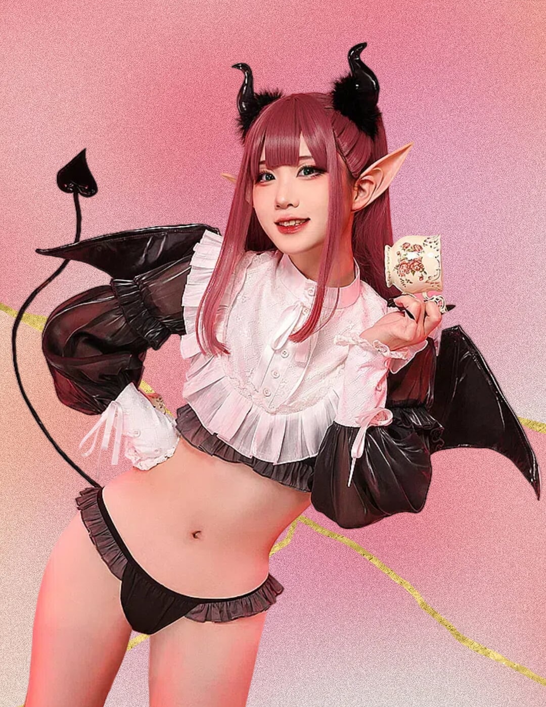 その着せ替え人形は恋をする(着せ恋) 喜多川海夢 サキュバス リズ コスプレ衣装 - 画像 (2)