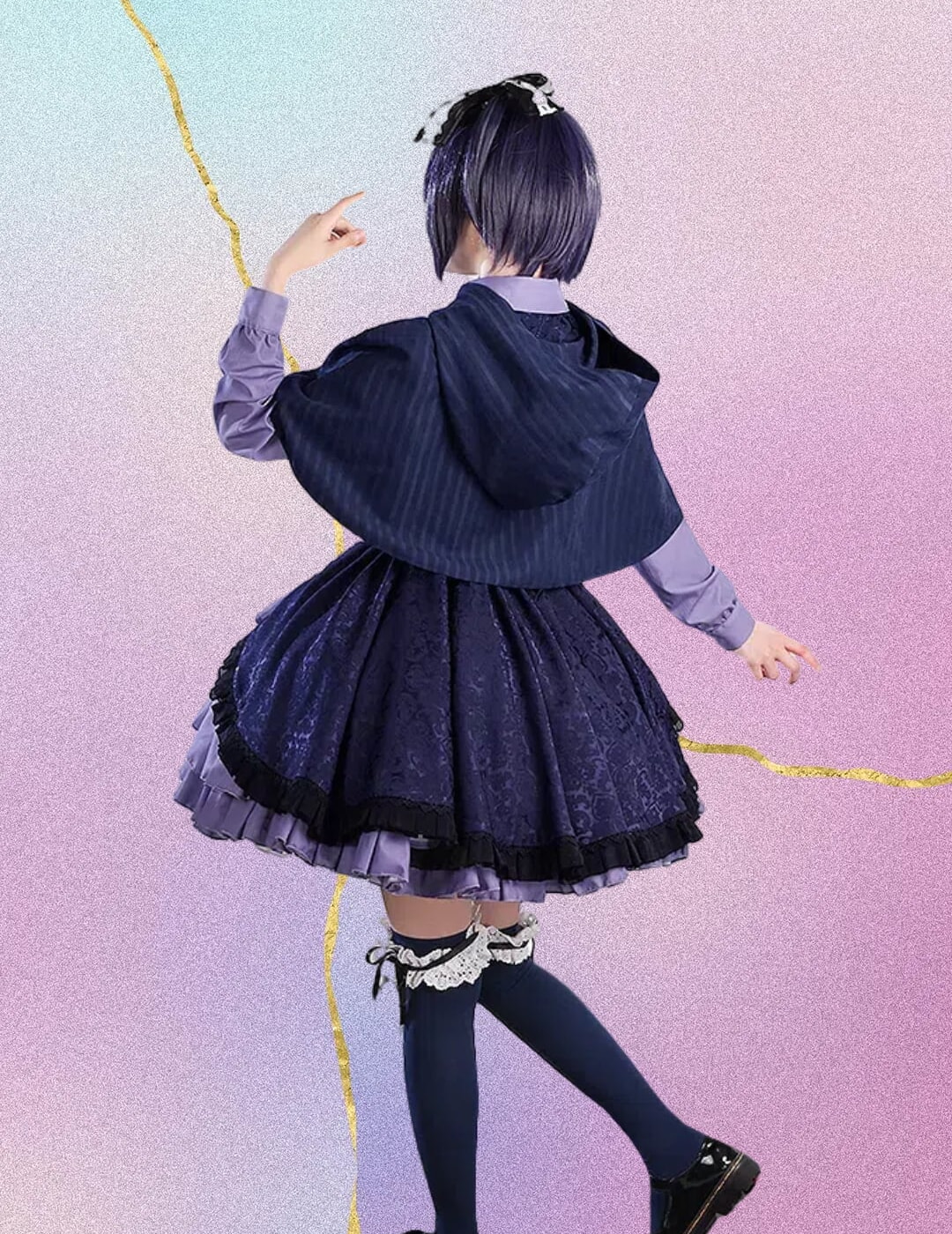 中二病でも恋がしたい 小鳥遊六花 デート衣装 ワンピース コスプレ衣装 - 画像 (2)