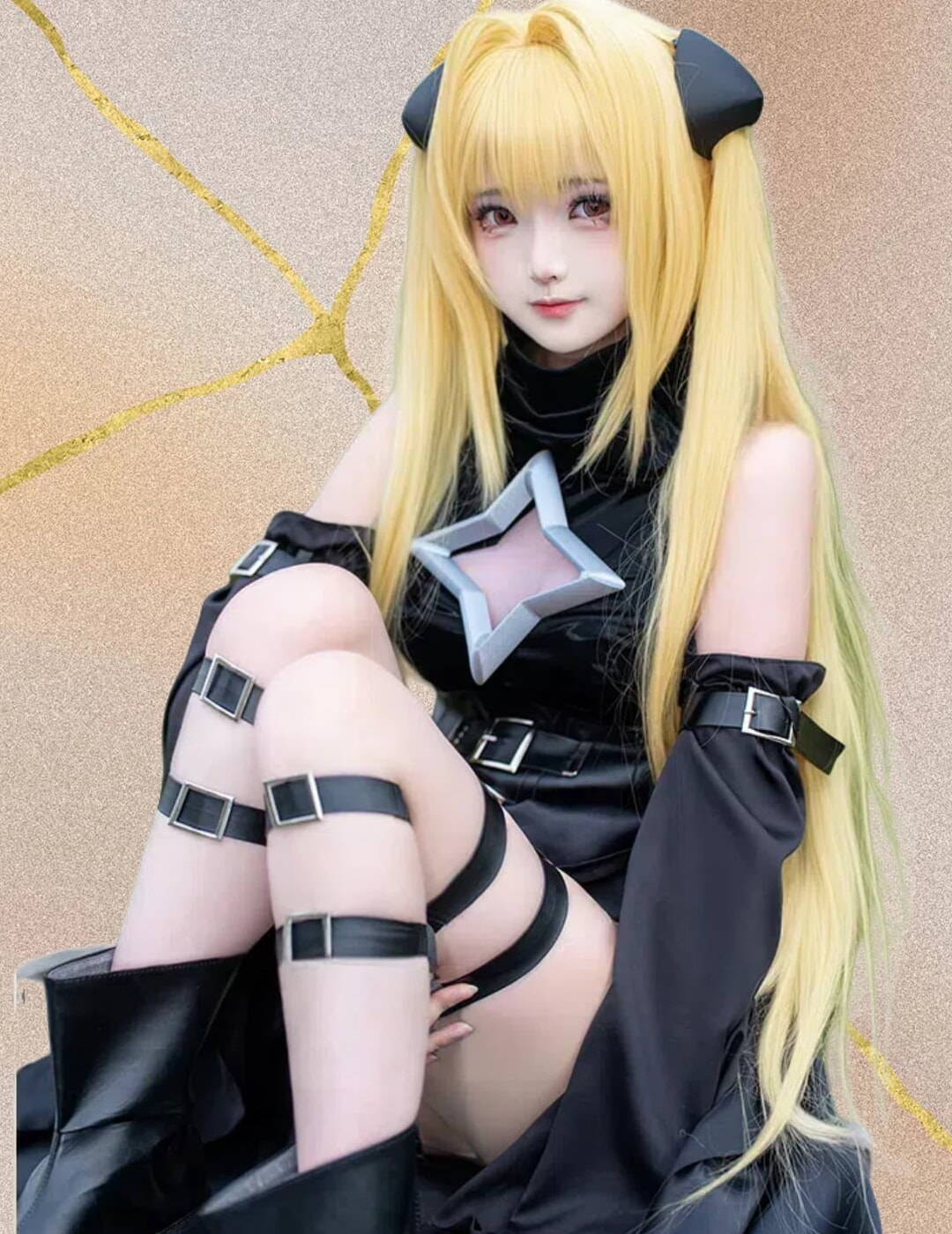 アズールレーン 金色の闇 To LOVEる-とらぶる-kコラボ コスプレ衣装【UWOWO 正規品】