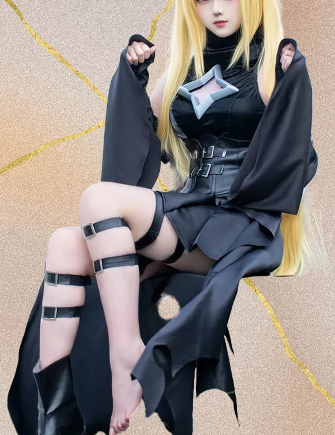 アズールレーン 金色の闇 To LOVEる-とらぶる-kコラボ コスプレ衣装【UWOWO 正規品】 - 画像 (3)