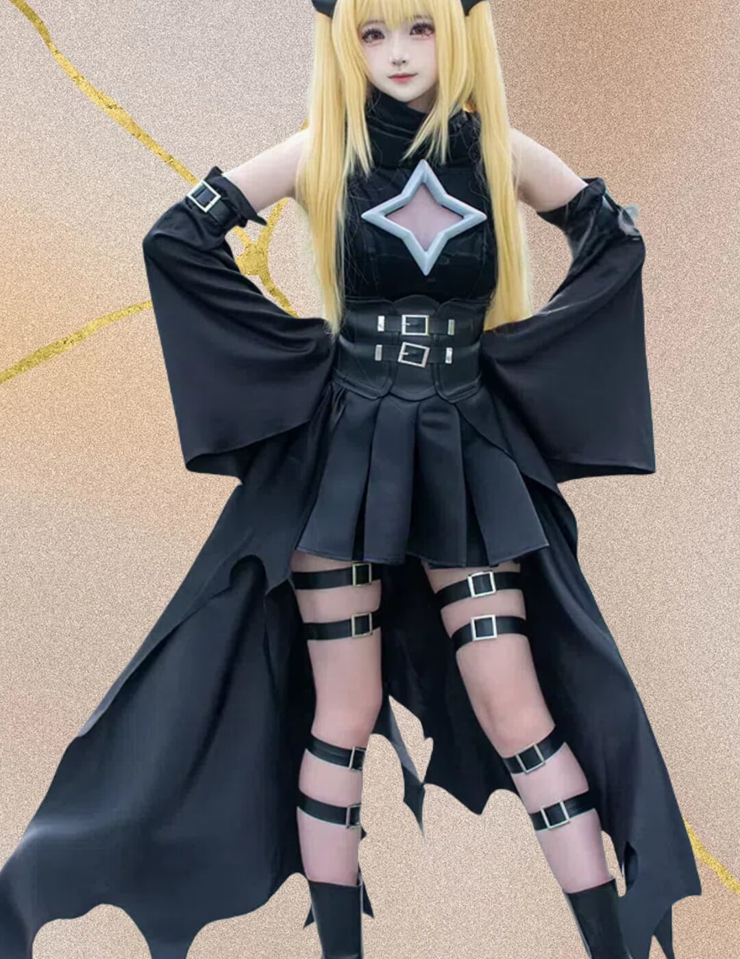 アズールレーン 金色の闇 To LOVEる-とらぶる-kコラボ コスプレ衣装【UWOWO 正規品】 - 画像 (6)