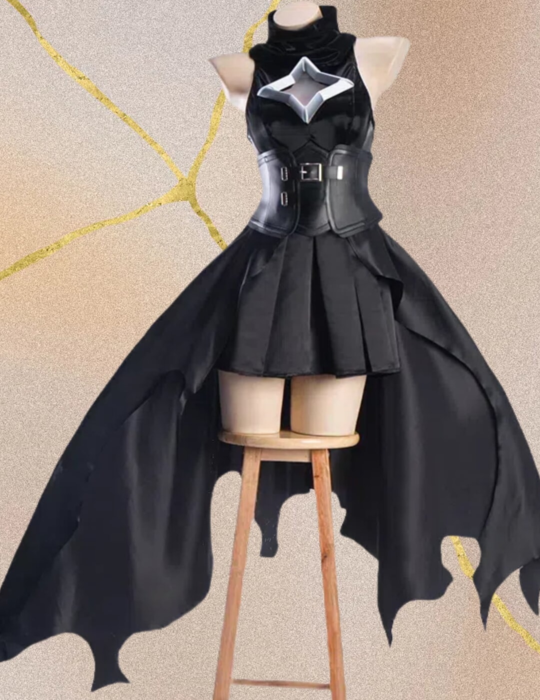 アズールレーン 金色の闇 To LOVEる-とらぶる-kコラボ コスプレ衣装【UWOWO 正規品】 - 画像 (7)