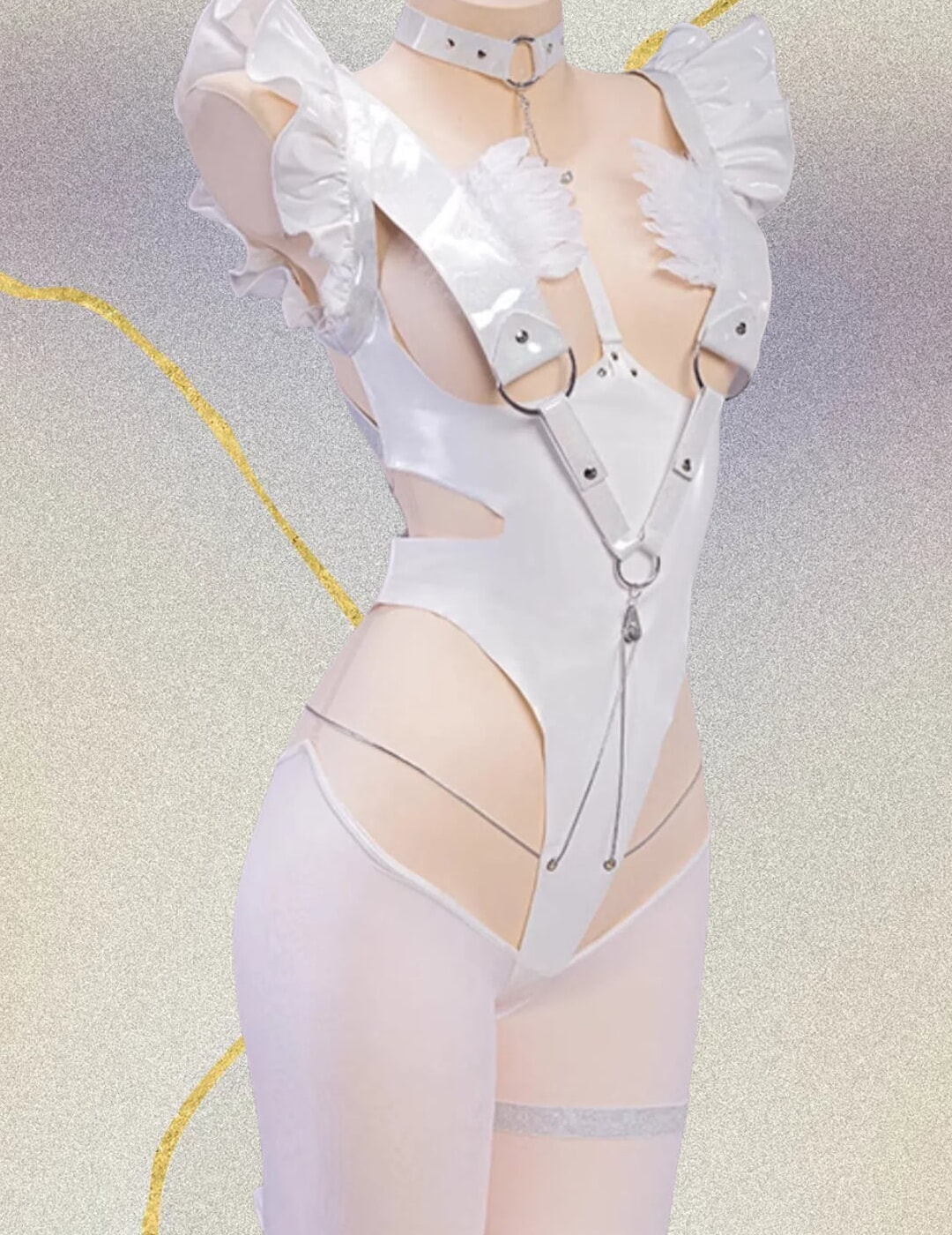 アズールレーン ル?マラン 白うさぎ コスプレ衣装【UWOWO 正規品】 - 画像 (2)
