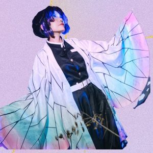 鬼滅の刃 胡蝶しのぶ 蟲柱 羽織のみ コスプレ衣装
